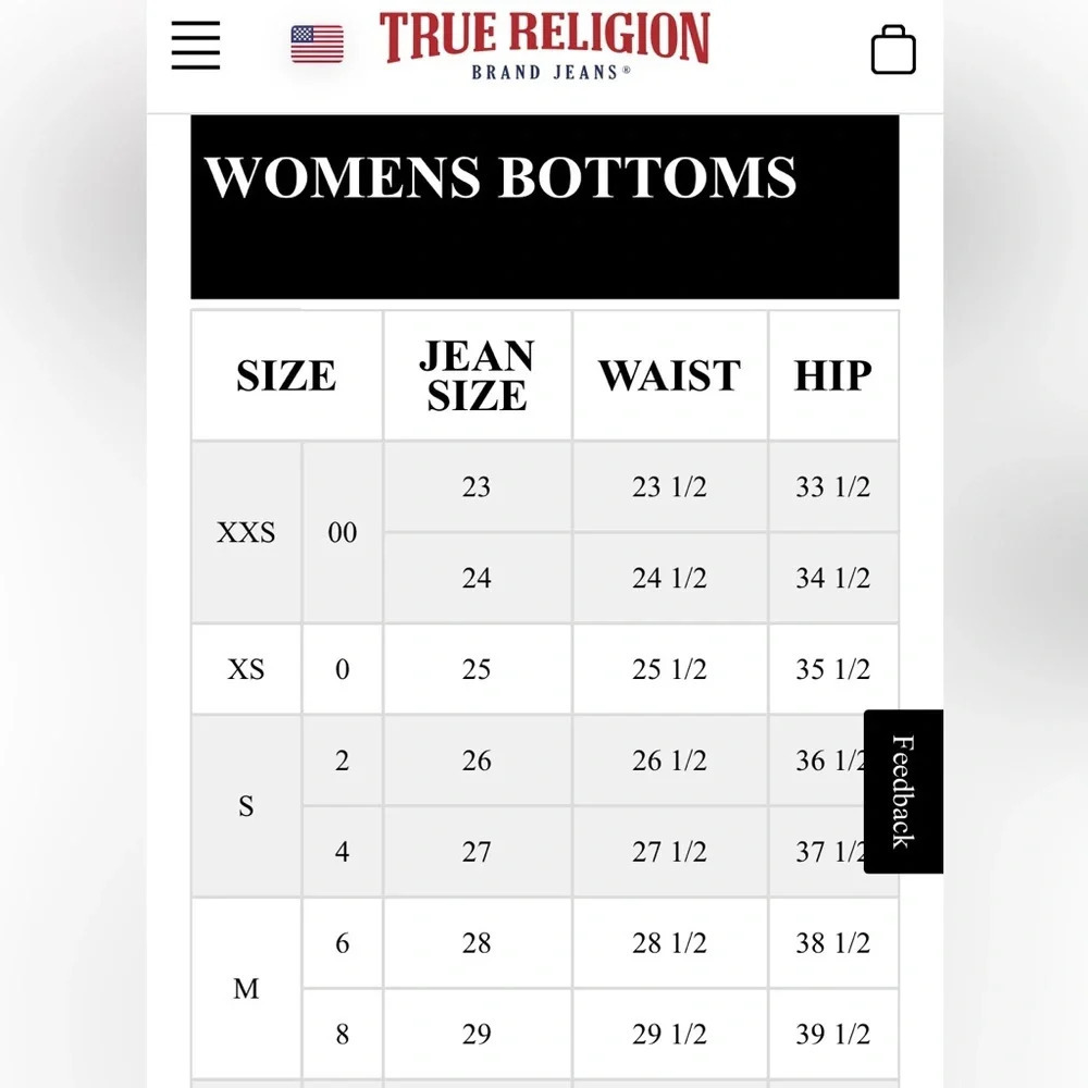 True Religion denim‎ jeans women’s size 28 True Religion 7” rise jeans cowgirl - Picture 13 of 13